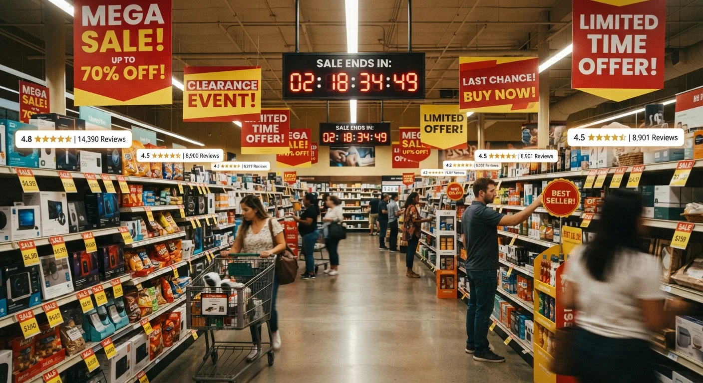 Anchoring, Scarcity, and Social Proof: How Retailers Shape What You Choose