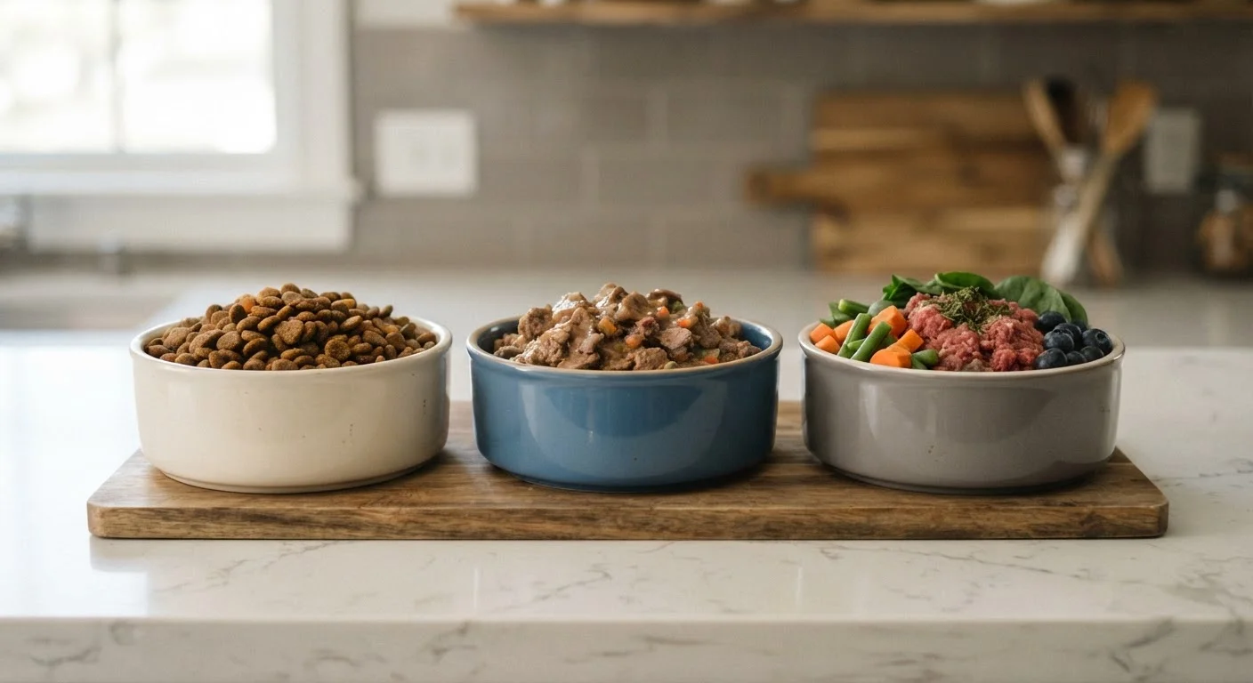 Dry Food, Wet Food, or Raw? What the Evidence Actually Says