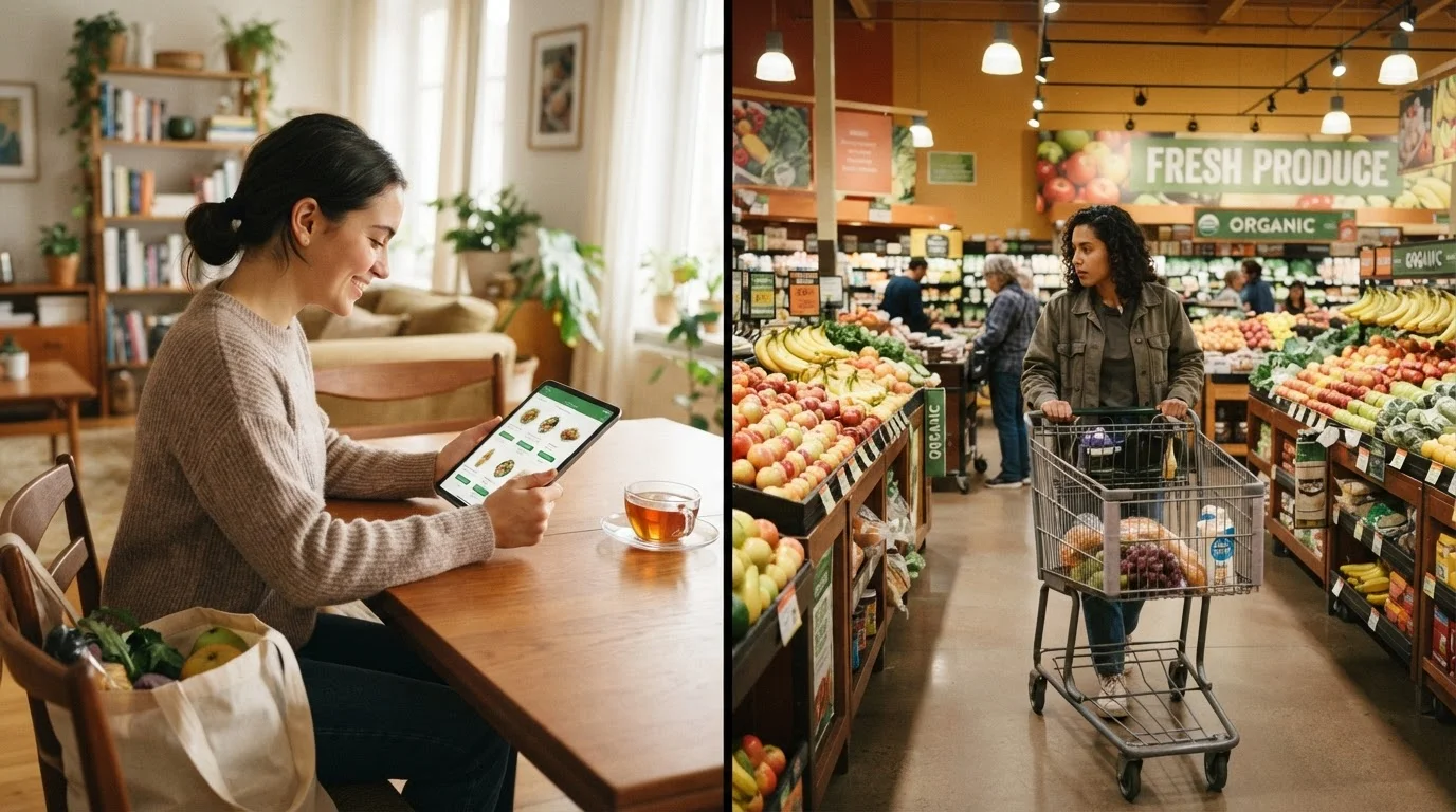 Grocery Shopping Online vs. the Supermarket: A Practical Breakdown