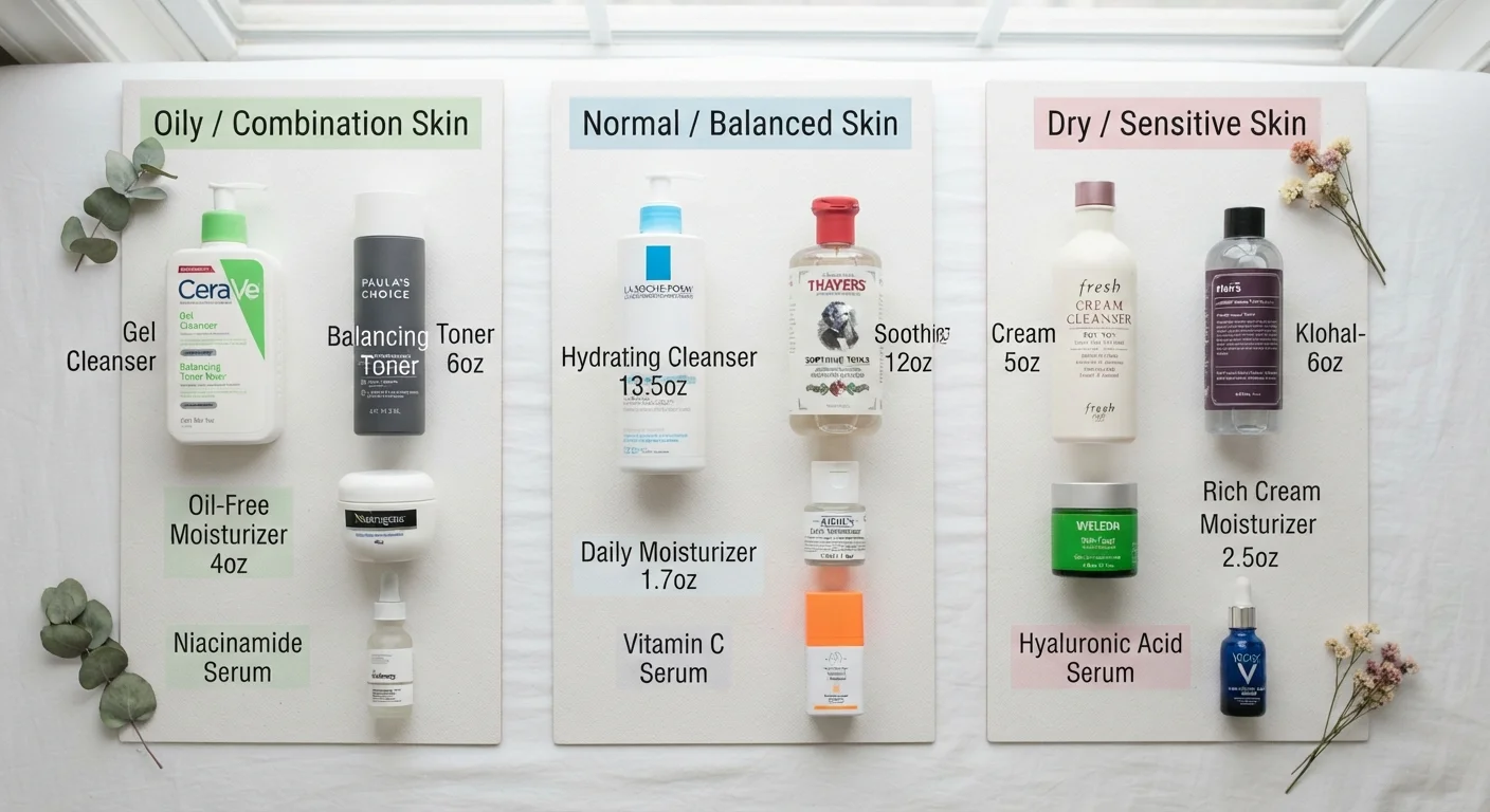Grooming Routines Across Skin Types: Dry, Oily, Combination, and Sensitive
