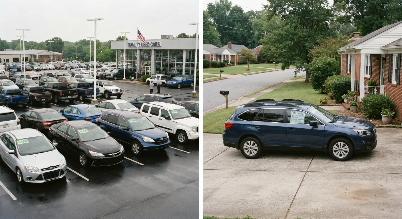 Private Seller vs. Dealership: Buying a Used Car