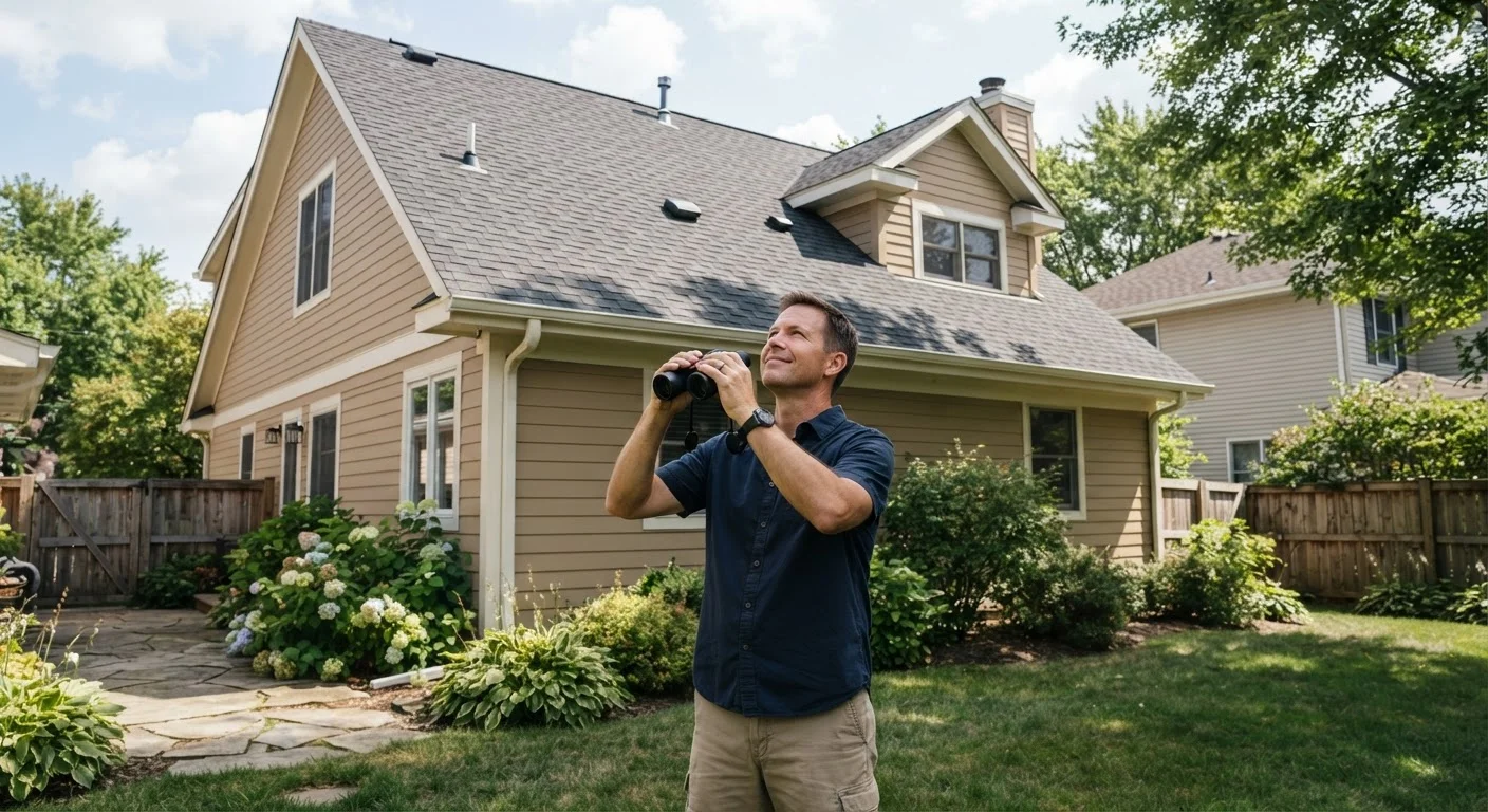 Roof Maintenance From the Ground Up: What Homeowners Can Safely Inspect