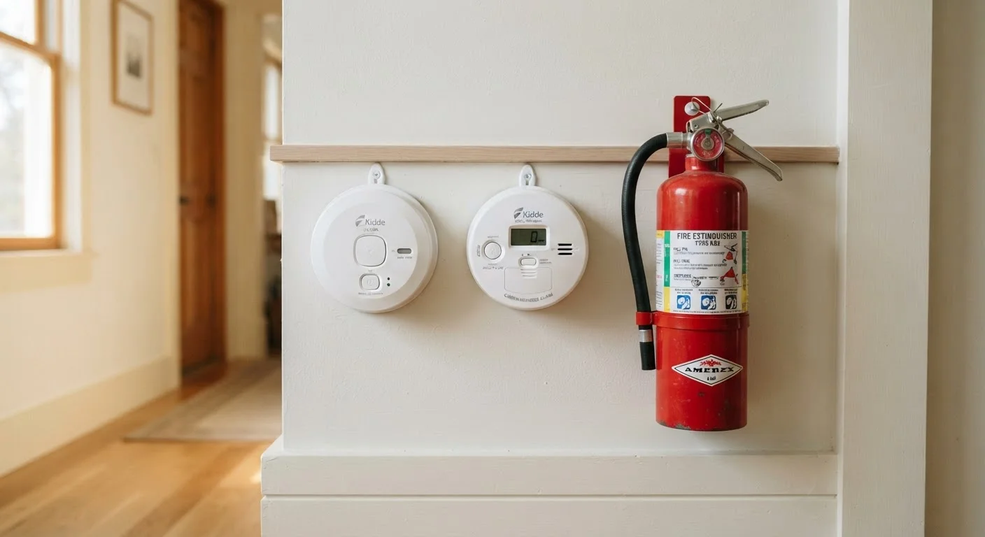 Smoke Detectors, CO Alarms, and Fire Extinguishers: What Every Home Actually Needs