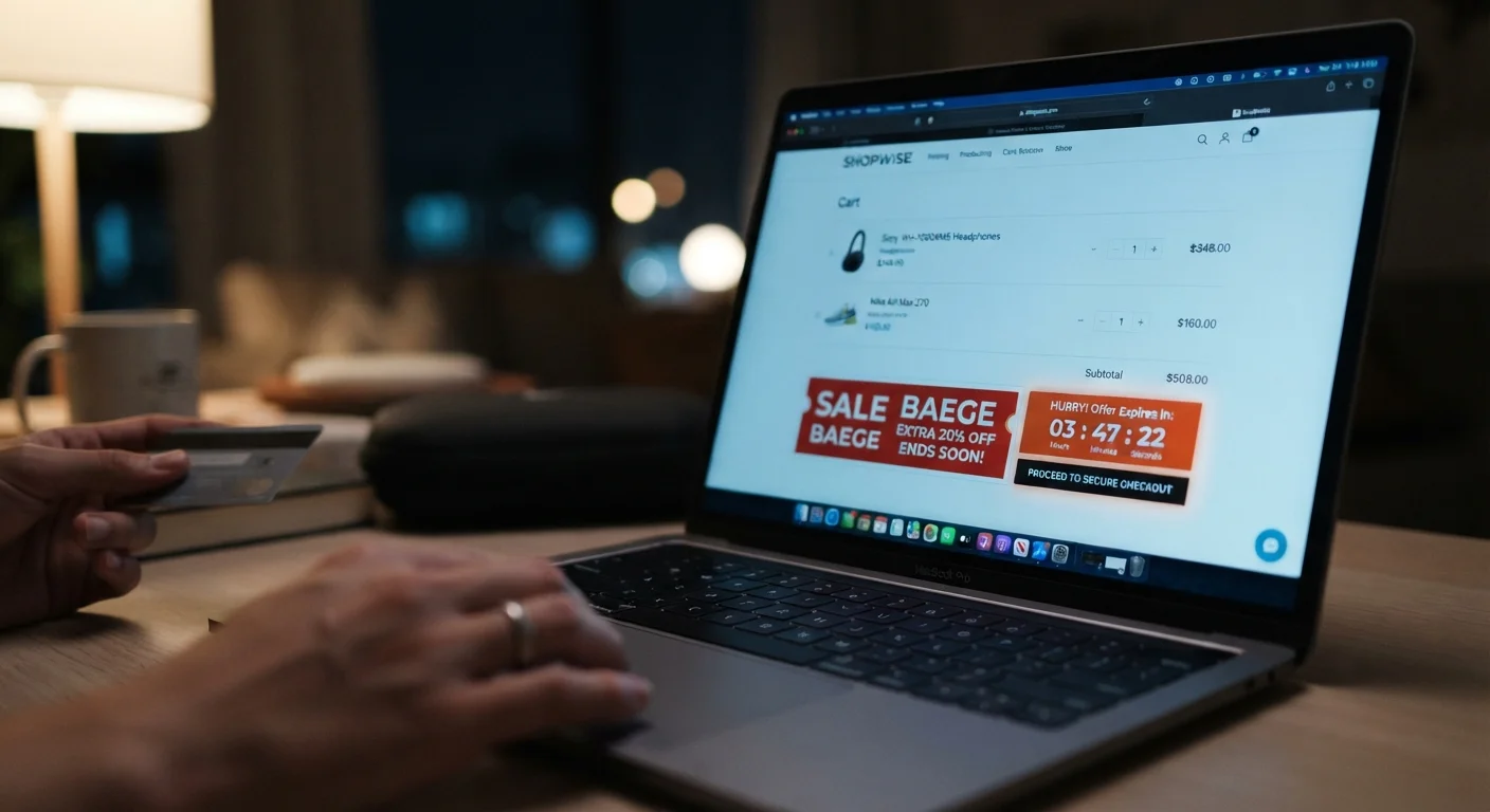 Spending Traps Hidden in Plain Sight on Retail Websites