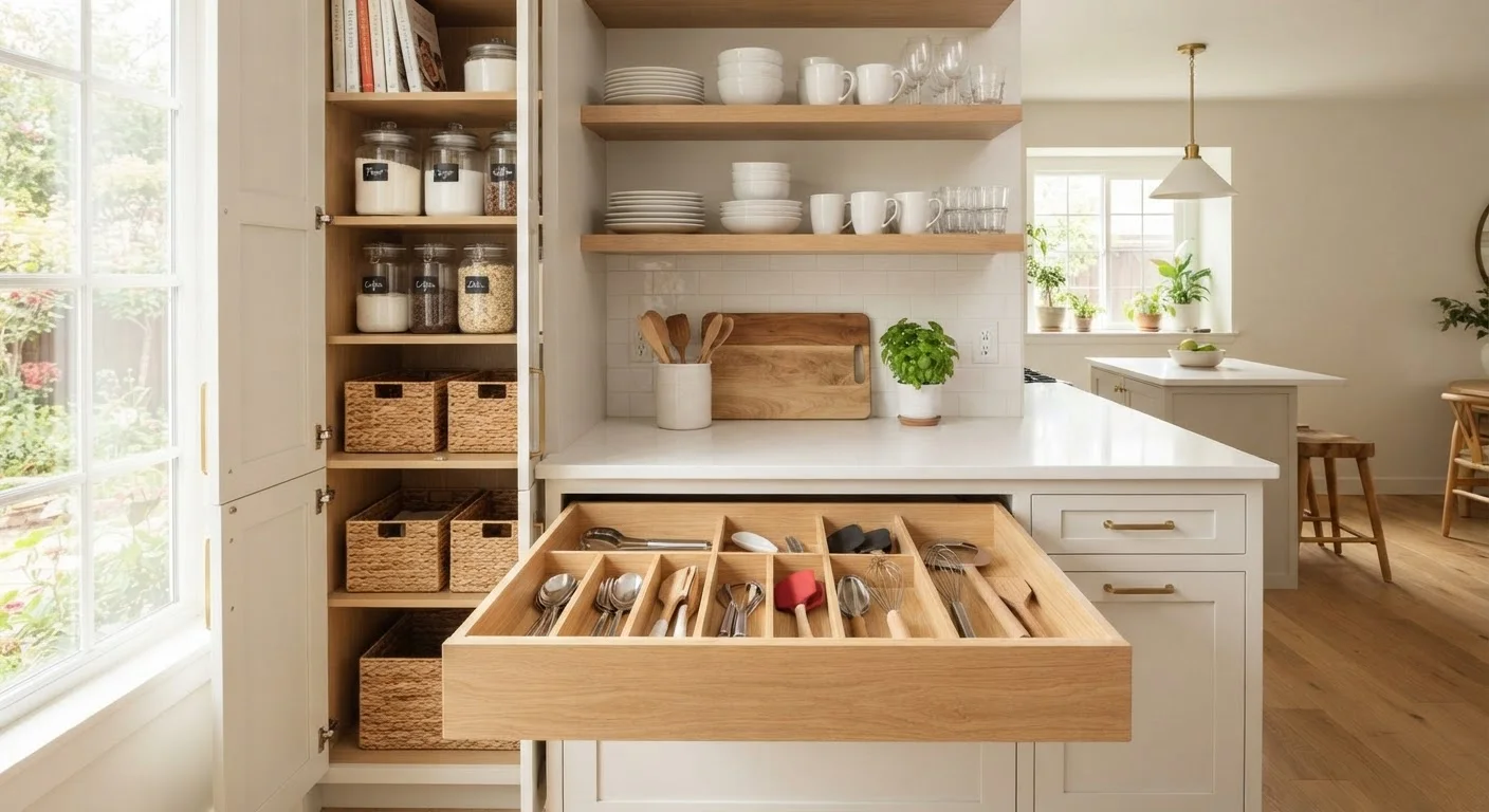 Tackling a Cluttered Kitchen: Countertops, Cabinets, and Drawers
