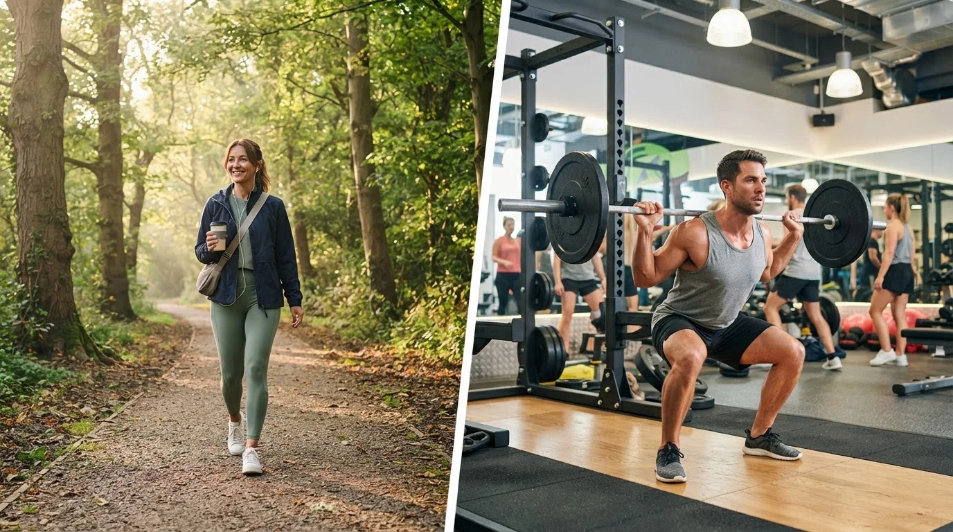Walking vs. Structured Exercise: What Counts for Everyday Health?
