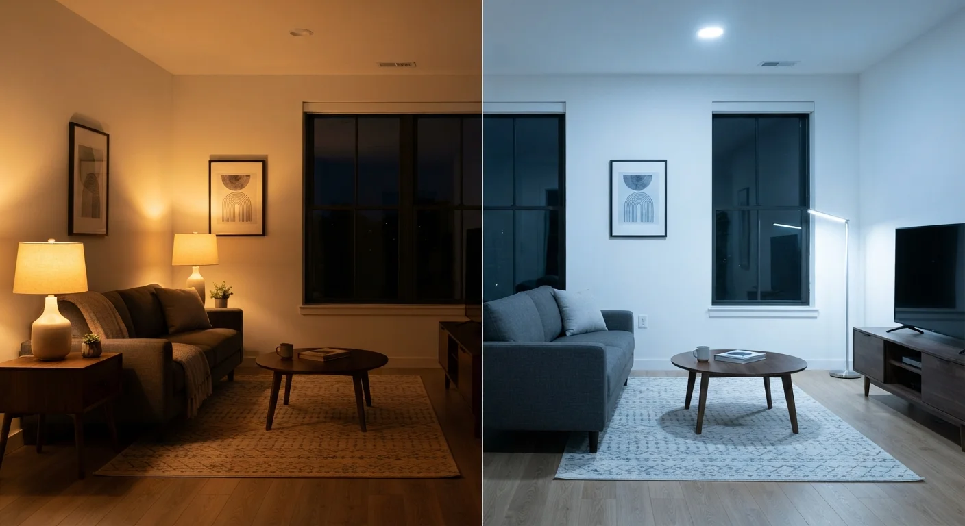 Warm Light vs. Cool Light: How Bulb Color Temperature Changes a Room's Entire Mood