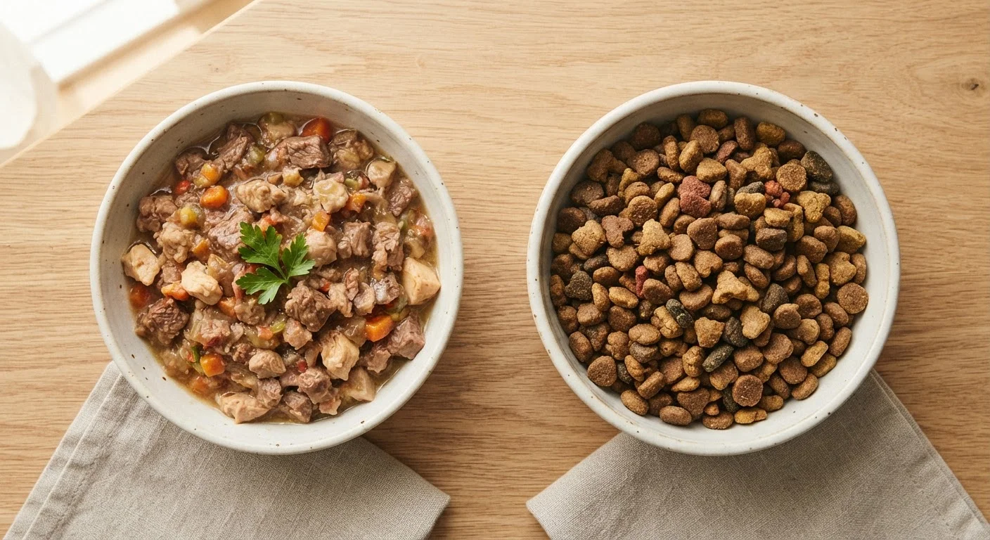Wet Food vs. Dry Kibble: What the Research Actually Says